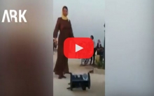 In a camp of displaced from Afrin: directing foul words to a Kurdish woman