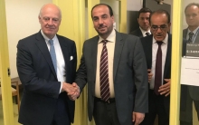 وفد هيئة التفاوض يلتقي 