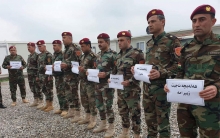 بيشمركة روژ في وقفة إجلال لضحايا مجزرة حلبجة