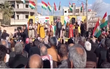 Qamishlo... The Kurdish National Council commemorates the birth of the immortal Barzani