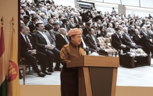 الرئيس بارزاني يشارك في إحدى مراسم مركز الدراسات والبحوث التابع للحزب الديمقراطي الكوردستاني