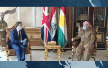 لقاء بين الرئيس بارزاني والسفير البريطاني لدى العراق