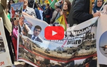 مسيرة تضامنية لعفرين تتحول إلى مسرح لتخوين قيادات كوردستان (فيديو وصورة)