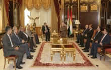 President Barzani receives the delegation of the negotiating body of the Syrian opposition