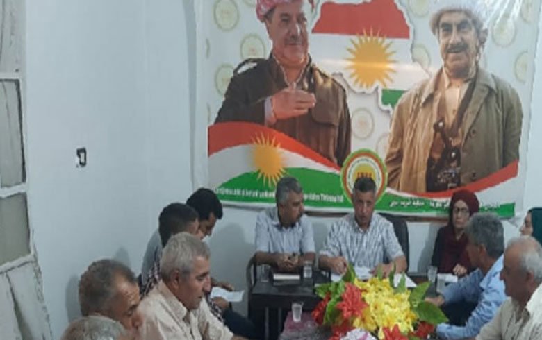 The election of a new head of the Tirbaspiye locality for the Kurdish National Council in Syria