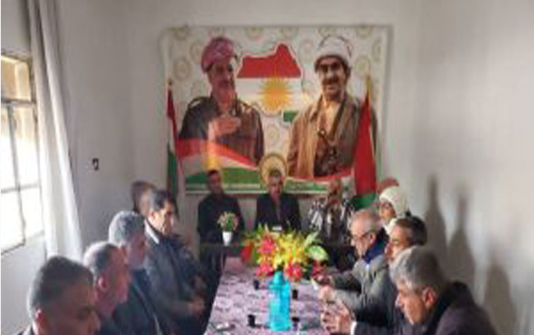 A meeting of the Tirbaspiye Local Council discusses the Turkish bombing and its consequences