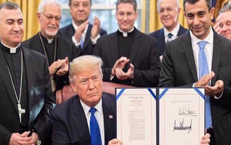 ترامپ: تشتا كو هاتی سەرێ كوردێن ئێزدی و خرستیانان ل سووریێ و عێراقێ جینوساید ە