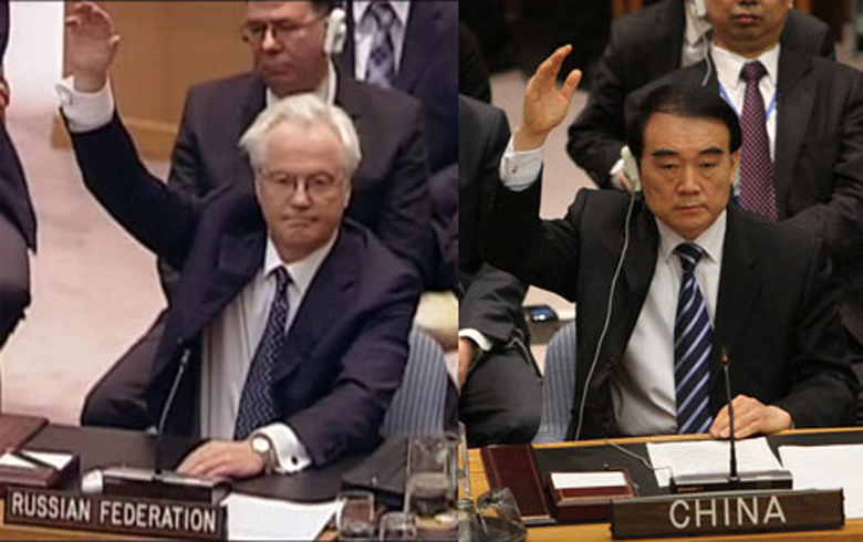 Russian-Chinese veto on the transfer of humanitarian aid to Syria
