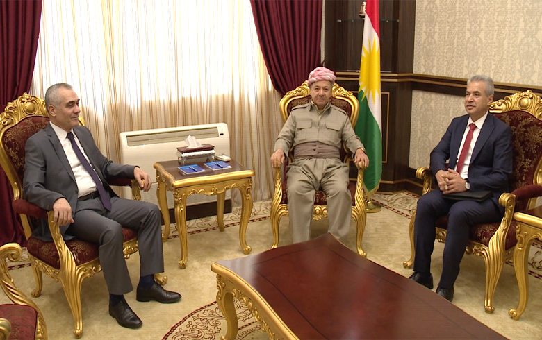 President Barzani receives the delegation of the Kurdish National Council in Syria