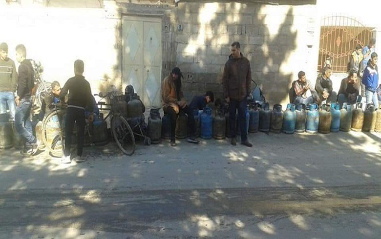  PYD یرفع سعر جرە الغاز الواحدة ل 5 آلاف لیرة سوریة