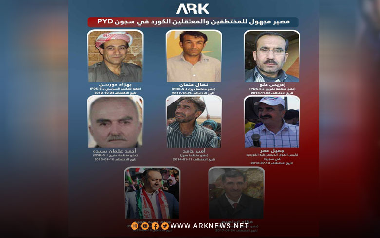Çarenivîsa girtî û revandiyên Kurd di girtîgehên PYDê ne diyar e