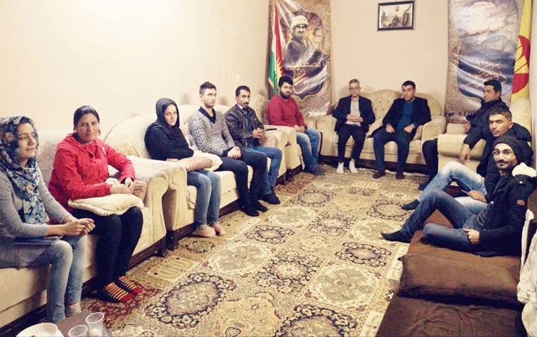 جولة تنظيمية لاتحاد الطلبة والشباب الديمقراطي الكوردستاني روزافا 