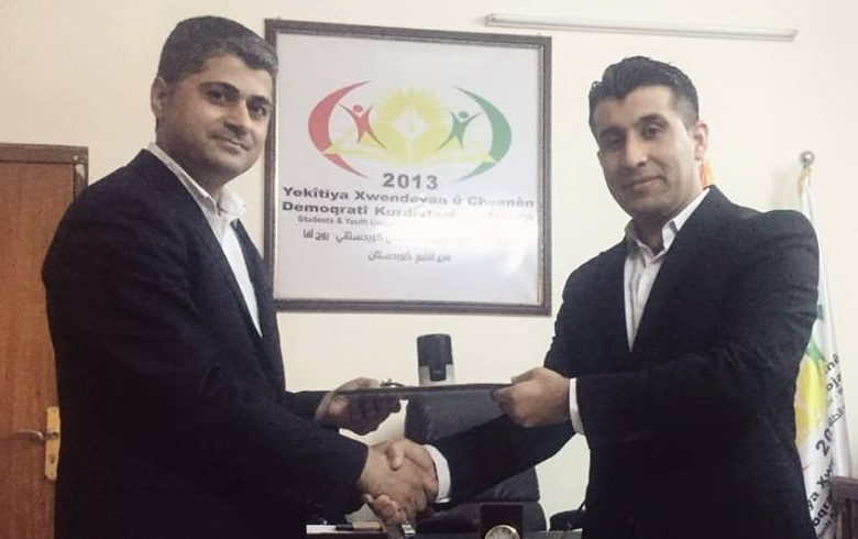 Ehmed Mihemed Emîn wek berpirsiyarê nȗ yê leqê Herêma Kurdistanê yê YXCDK-R hate destnîşankirin