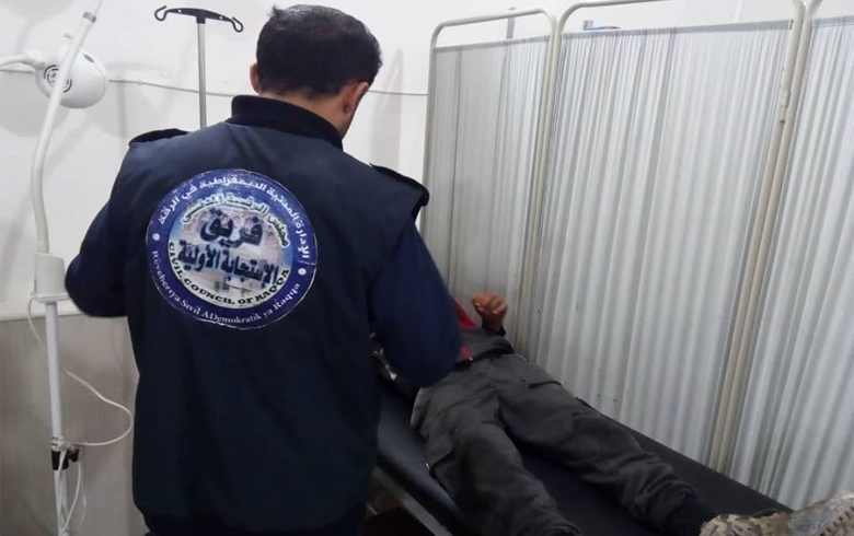 انفجار عبوة ناسفة بطفلين في مدينة الرقة