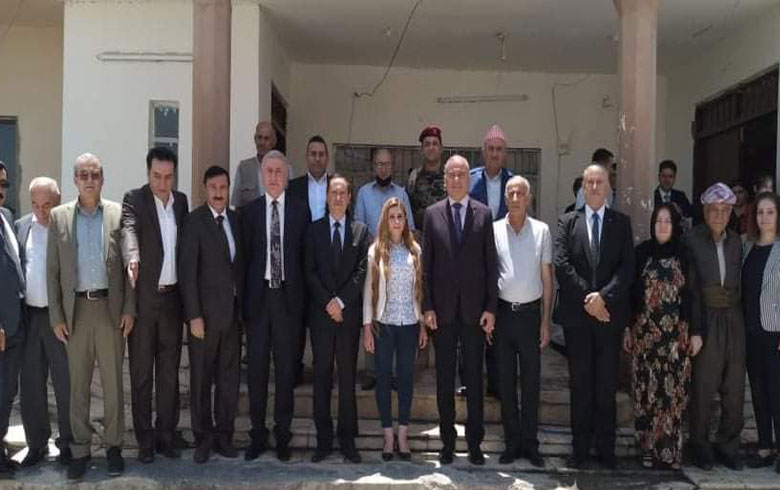A delegation from the PDK headed by Ali Awni visits the PDK-S office in Zakho