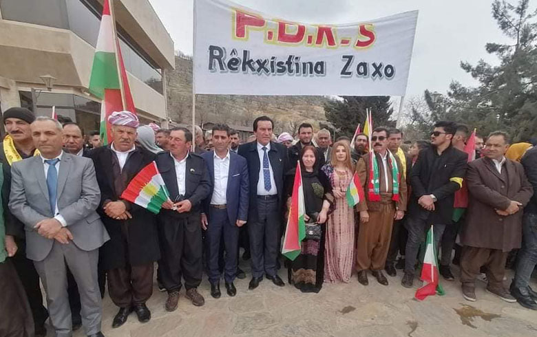 منظمة زاخو للـ PDK-S تزور مزار الخالدين في منطقة بارزان