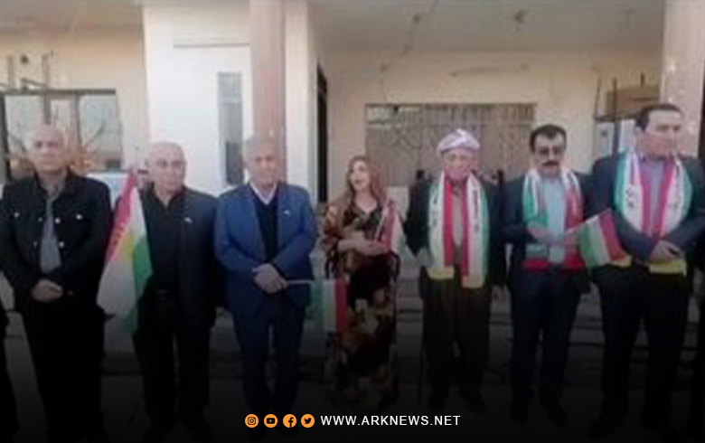 زاخو... الحزب الديمقراطي الكوردستاني - سوريا يحيي يوم العلم الكوردستاني